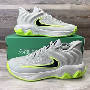 Nike Giannis Immortality 4 Men's Basketball Shoes Sneakers Size 11.5 Gray Green